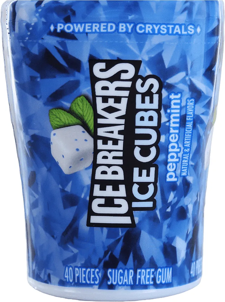 Մաստակ կծու անանուխի «Ice Breakers Ice Cubes» 40 հատ