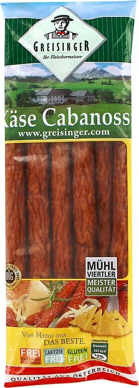 Երշիկ պանրով «Greisinger Kase Cabanossi» 200գ