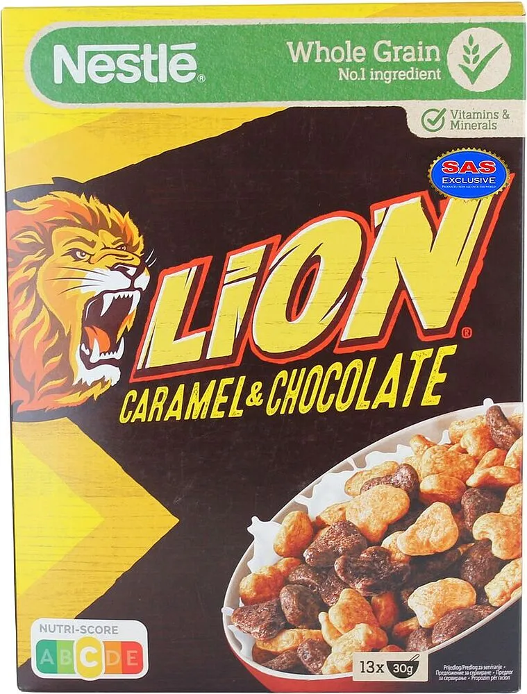 Պատրաստի նախաճաշ «Nestle Lion» 400գ