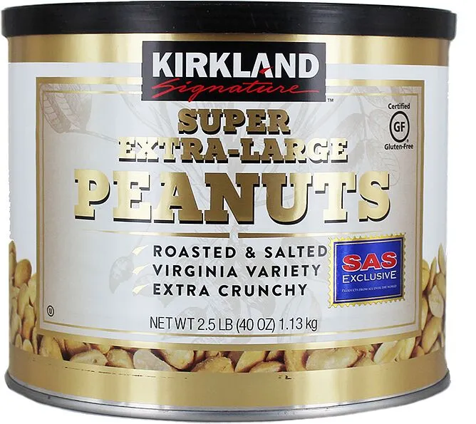 Գետնանուշ աղով բոված «Kirkland» 1,13կգ 