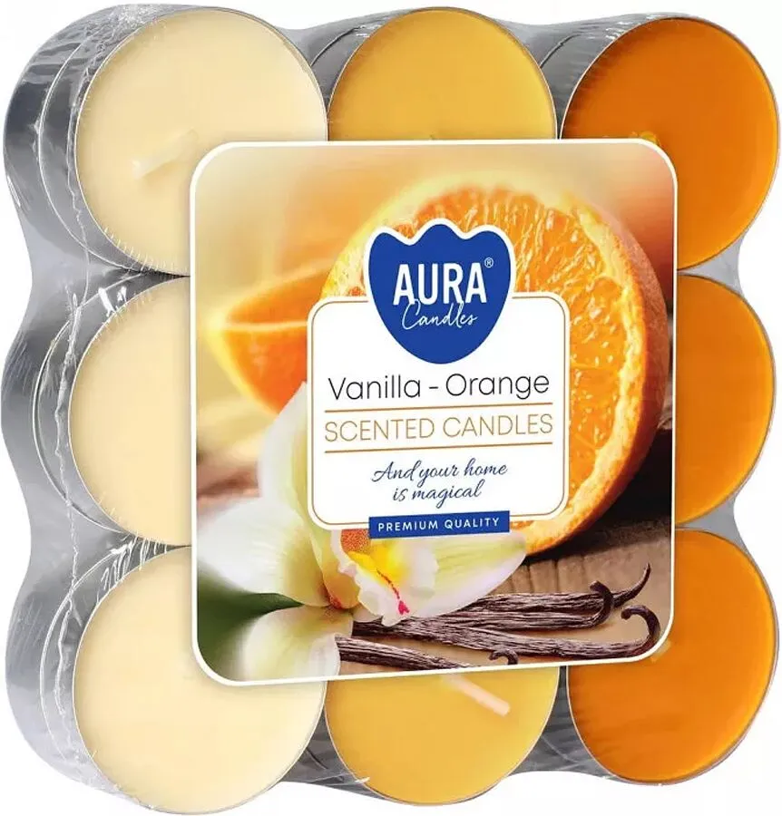 Մոմ անուշաբույր «Aura» 18 հատ