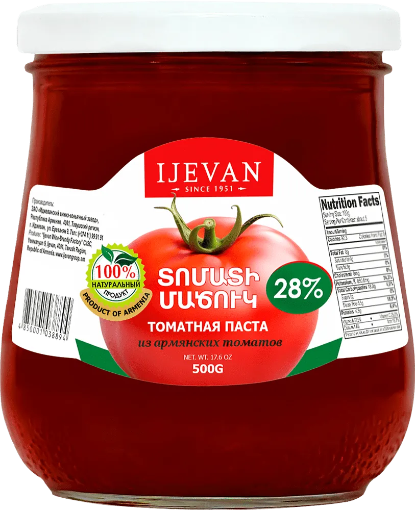 Տոմատի մածուկ «Իջևան» 500գ
