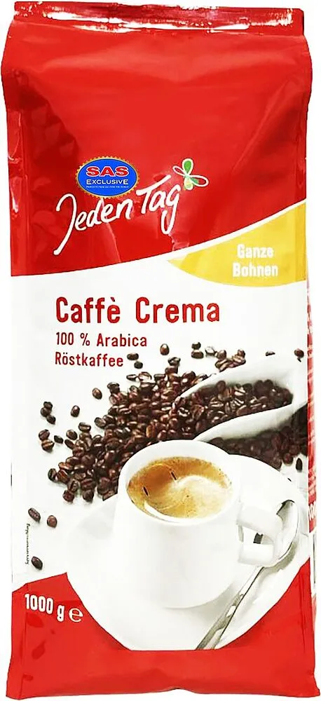 Սուրճ հատիկավոր «Jeden Tag Crema» 1կգ