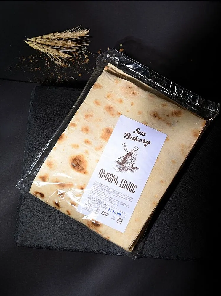 Լավաշ դիետիկ կտրատած «SAS Bakery» 550գ
