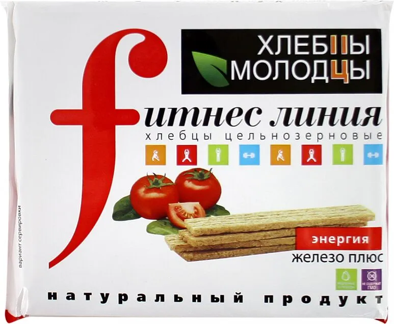 Խրթխրթան հացեր հացահատիկային «Хлебцы Молодцы» 100գ