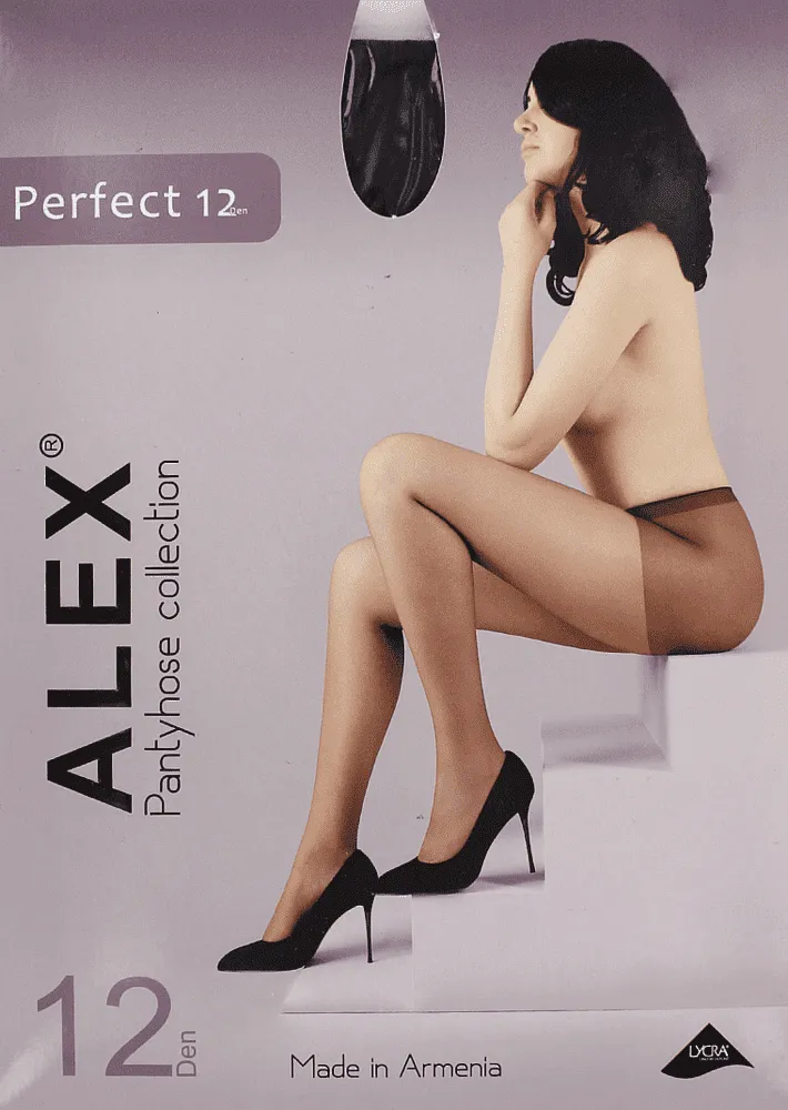 Զուգագուլպա սև «Alex Perfect 12 Den N2»