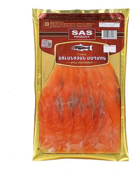 Սաղմոն թույլ աղադրված «Sas Product» 100գ