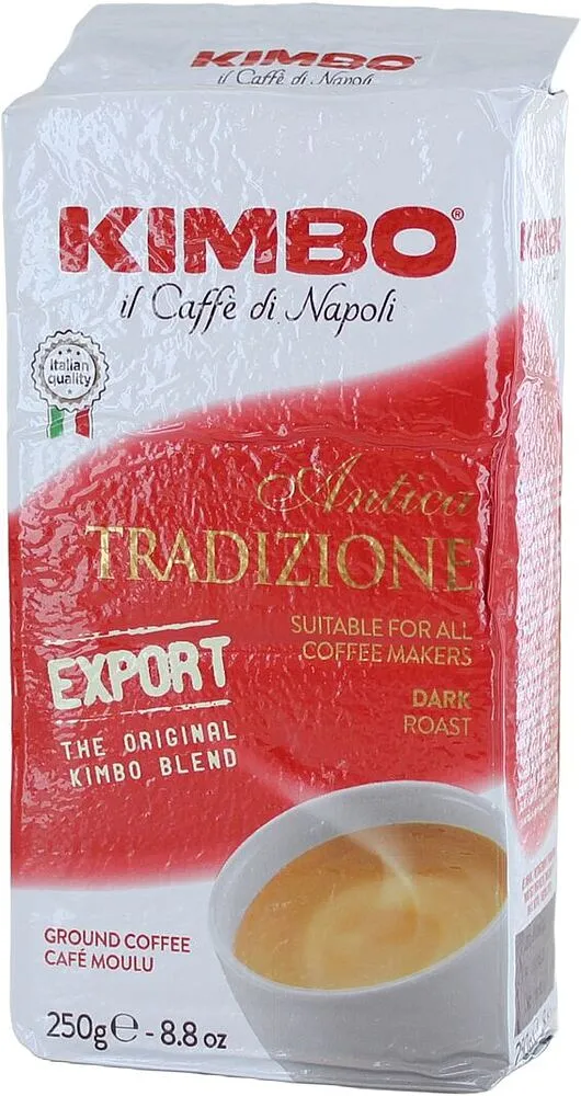 Սուրճ էսպրեսսո աղացած «Kimbo Antica Tradizione» 250գ