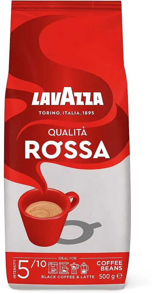 Սուրճ էսպրեսսո հատիկավոր «Lavazza Qualità Rossa» 500գ