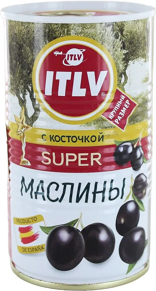 Ձիթապտուղ սև կորիզով «ITVL» 350գ