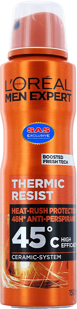 Հակաքրտինքային աէրոզոլային միջոց «Loreal Men Expert Thermic Resist» 150մլ
