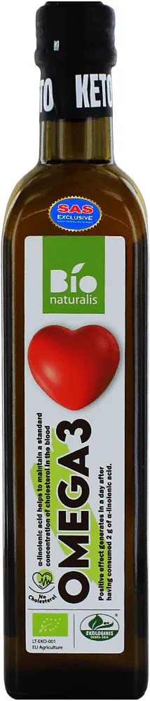 Ձեթ բուսական «Bio Naturalis Omega 3» 500մլ

