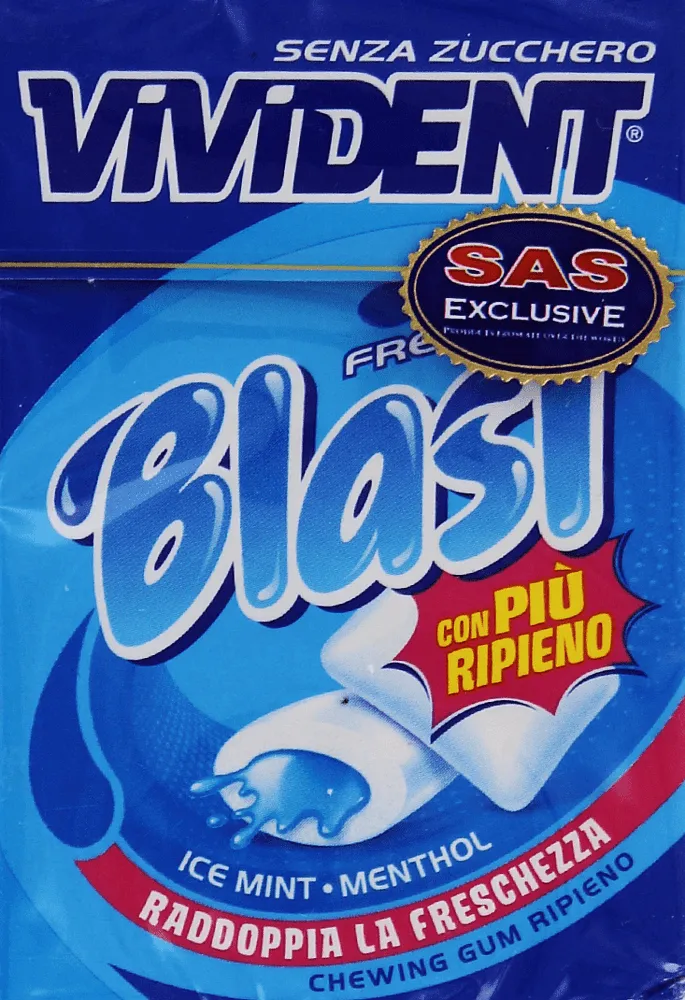 Մաստակ անանուխի և մենթոլի «Vivident Blast» 30գ