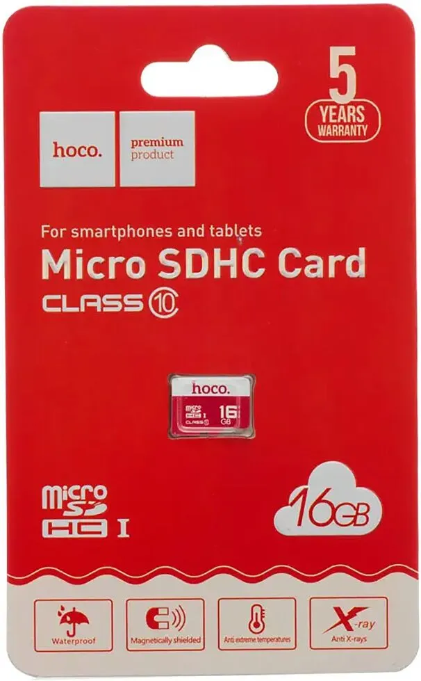 Հիշողության քարտ «Hoco Micro SD 16Gb Class 10»
