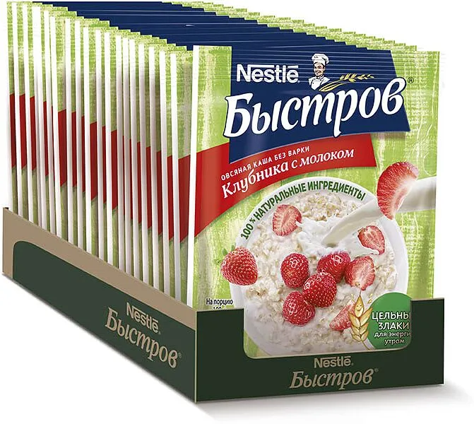 Շիլա վարսակի «Nestle Быстров» 40գ