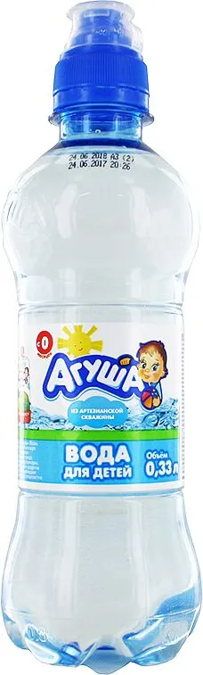 Ջուր մանկական «Агуша» 0.33լ