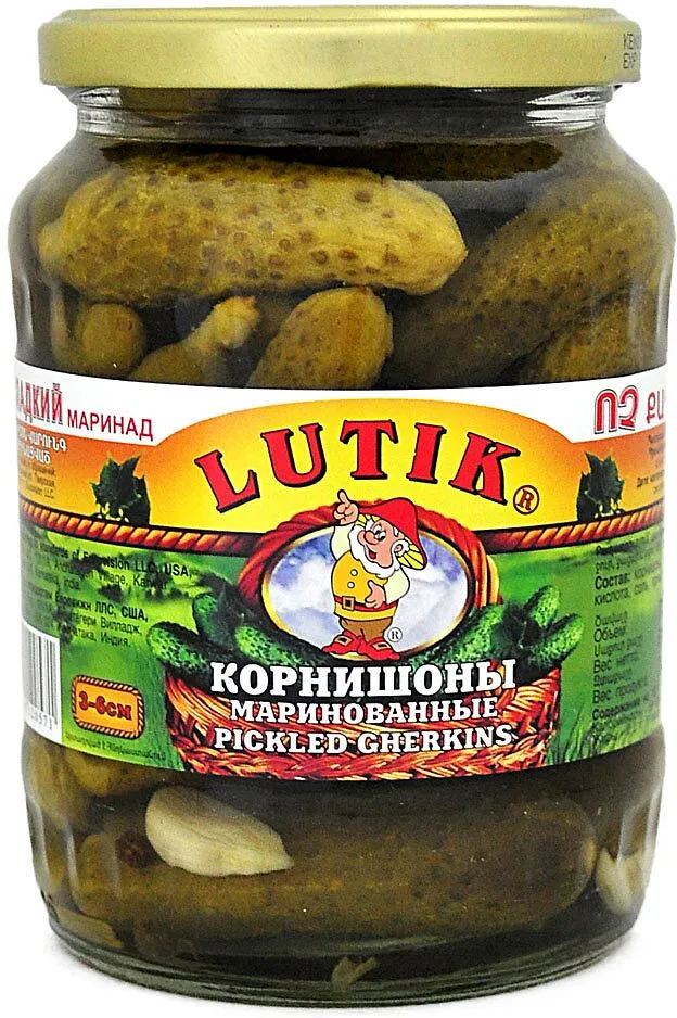 Կորնիշոններ մարինացված «Lutik» 670գ