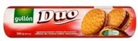 Թխվածքաբլիթ շոկոլադե միջուկով «Gullon Duo Chocolate» 250գ