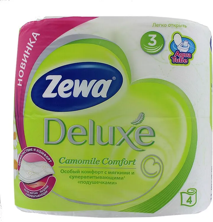 Զուգարանի թուղթ «Zewa Deluxe»  4 հատ