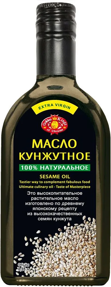 Ձեթ քունջութի «Golden Kings Extra Virgin» 0.35լ
