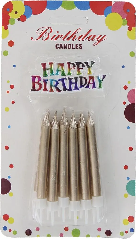 Մոմ ծննդյան «Birthday Candles» 12հատ