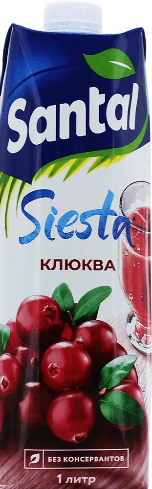 Հյութ լոռամրգի «Santal» 1լ