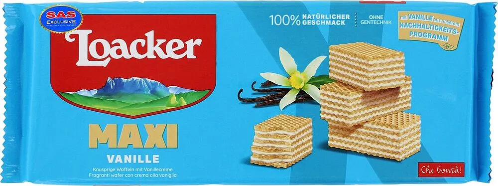 Վաֆլի վանիլային միջուկով «Loacker» 200գ
