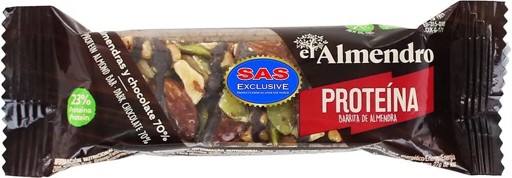 Սպիտակուցային բատոն «El Almendro» 35գ