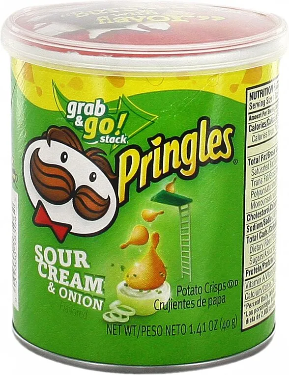 Չիպս թթվասերի և սոխի «Pringles» 40գ