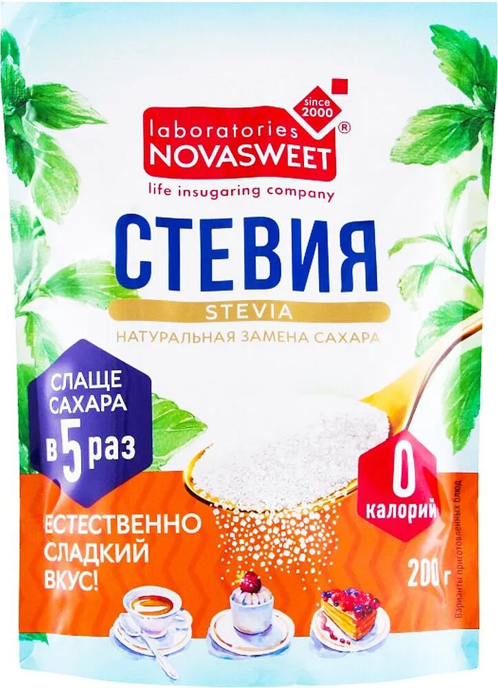 Շաքարի փոխարինիչ «Novasweet Stevia» 200գ