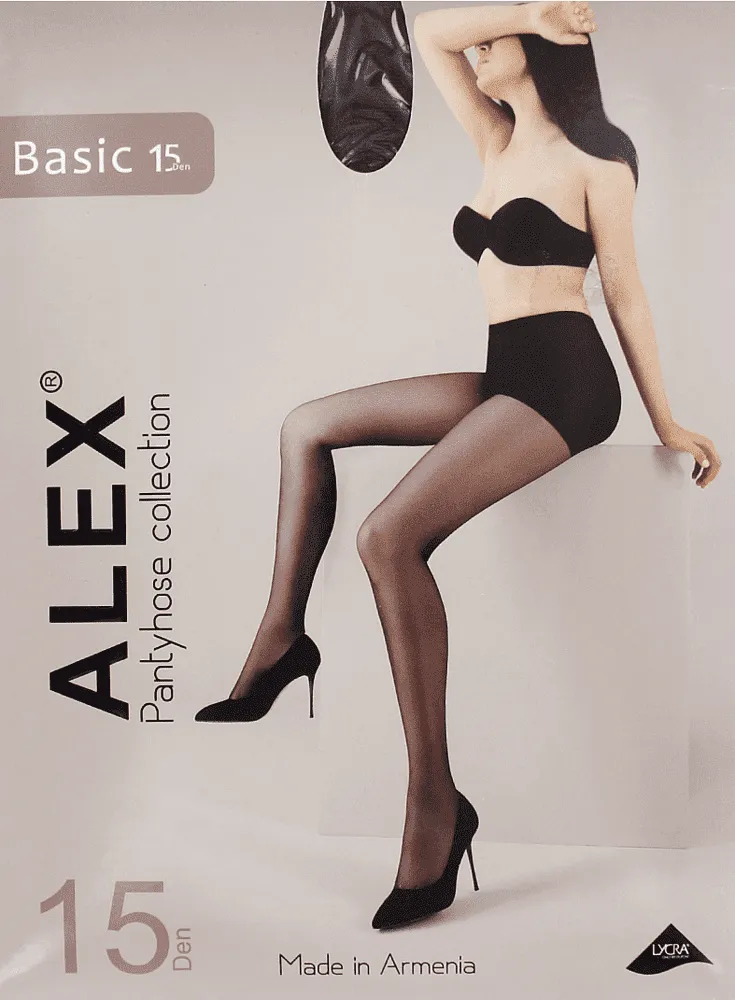 Զուգագուլպա մոկկա «Alex Basic 15 Den N2»