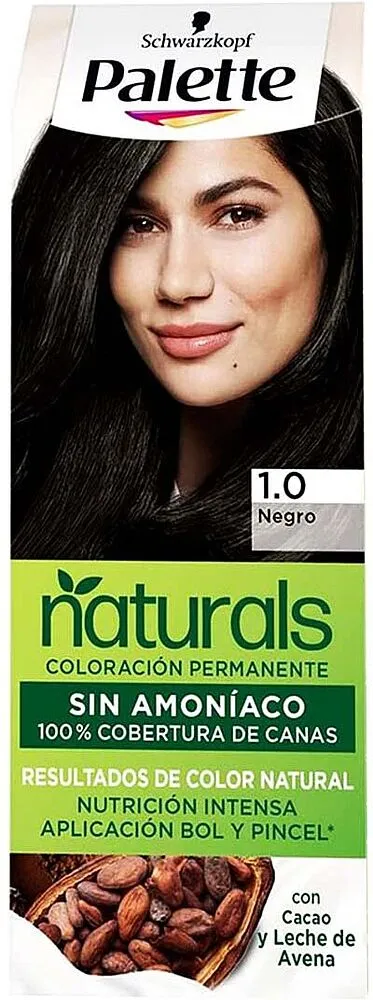 Մազի ներկ «Palette Naturals N1-0»