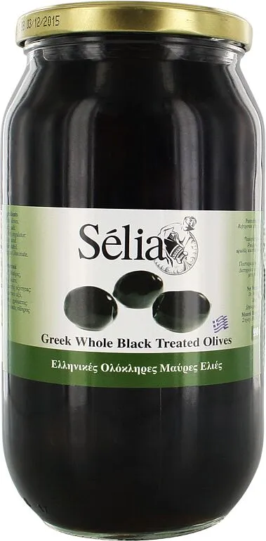 Ձիթապտուղ սև կորիզով «Selia» 990գ