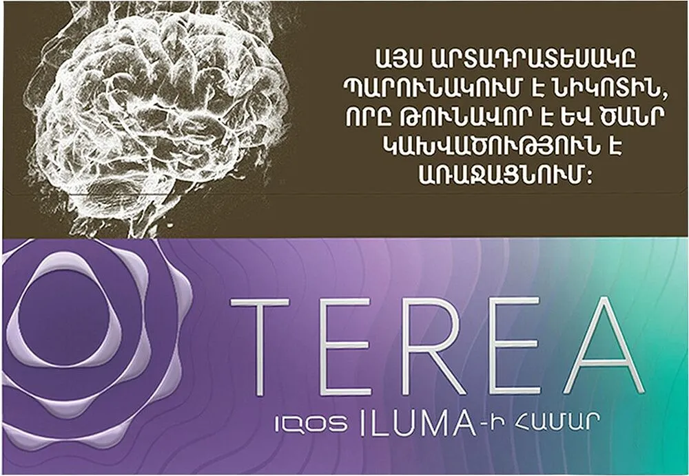Տաքացվող ծխախոտի գլանակներ «TEREA PURPLE WAVE»