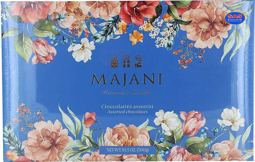 Շոկոլադե կոնֆետների հավաքածու «Majani» 300գ
