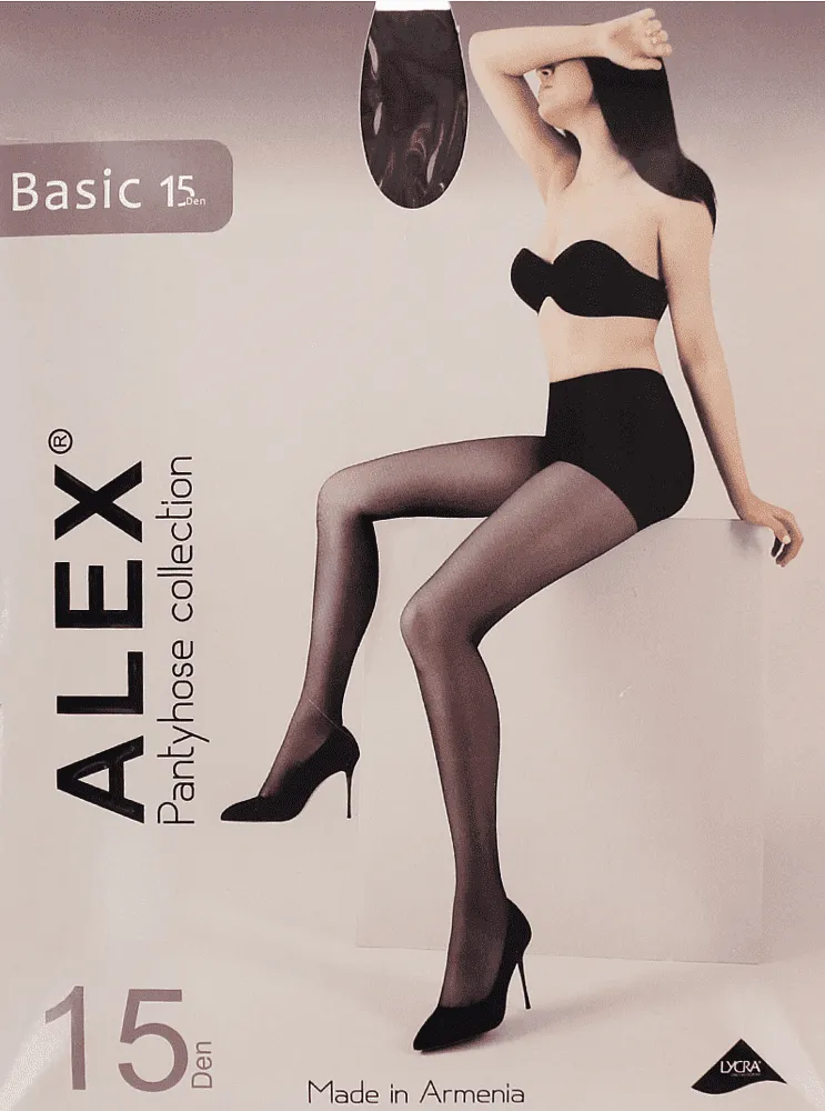 Զուգագուլպա մոկկա «Alex Basic 15 Den N4»