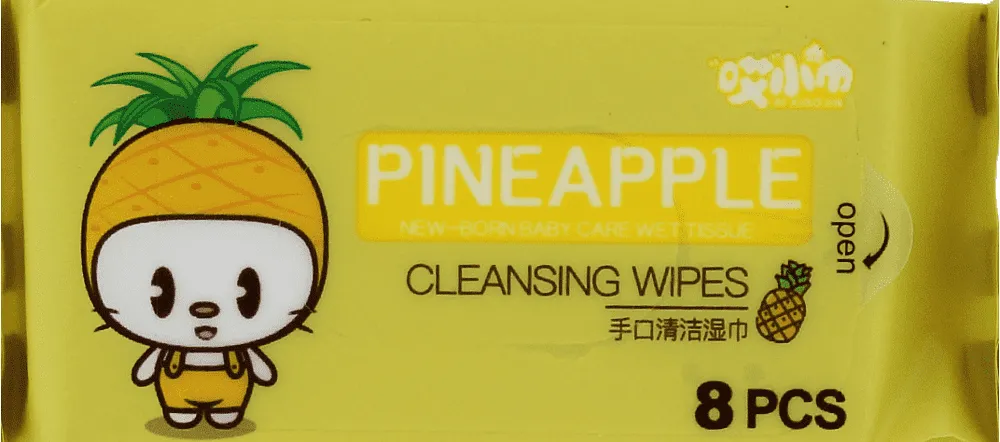 Անձեռոցիկ խոնավ «Oxijim Ai Xiao Jin Pineapple» 8 հատ