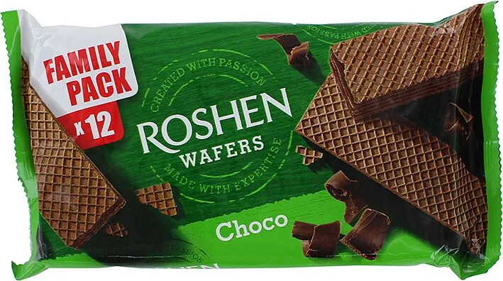 Վաֆլի շոկոլադե «Roshen Wafers Choco» 216գ