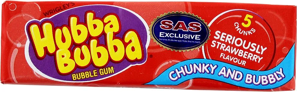 Մաստակ ելակի «Hubba Bubba» 35գ