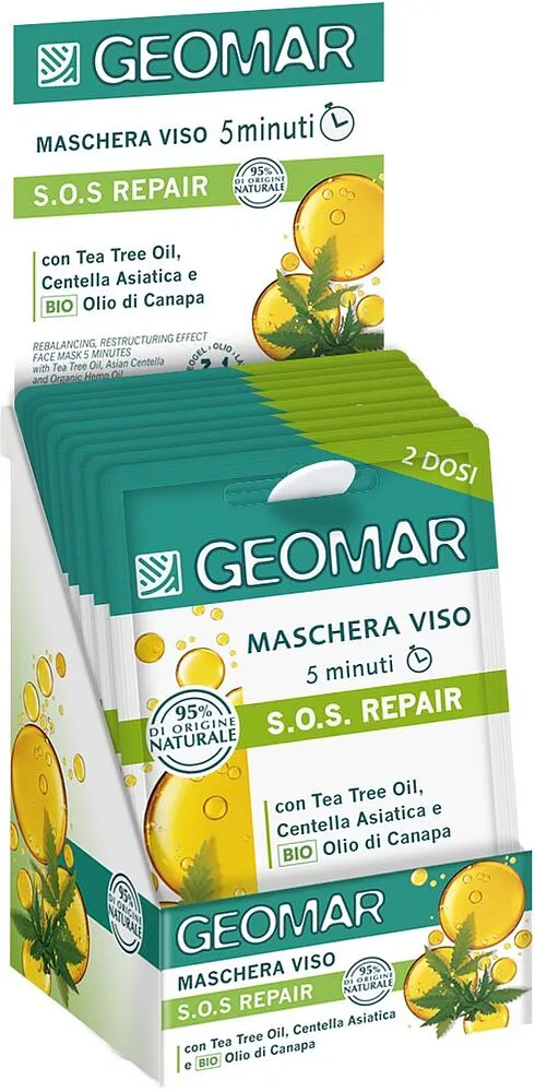 Դեմքի դիմակ «Geomar» 2*7.5մլ
