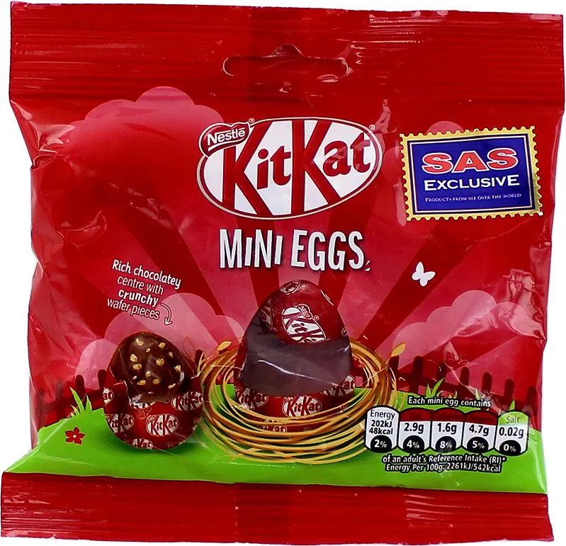 Շոկոլադե ձվիկներ «Kitkat Mini Eggs» 81գ