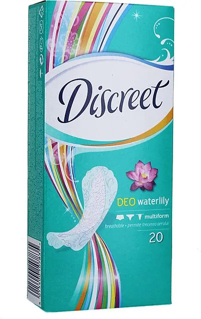 Ամենօրյա միջադիրներ «Discreet DEO» 20հատ
