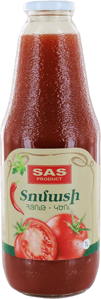 Հյութ տոմատի, կծու «SAS» 1լ