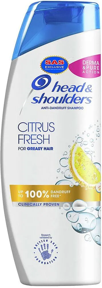 Շամպուն «Head & Shoulders Citrus Fresh» 400մլ  	