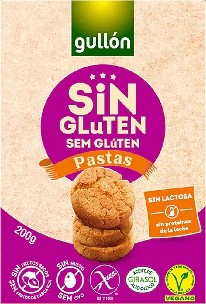 Թխվածքաբլիթ առանց գլյուտենի «Gullon Pastas» 200գ