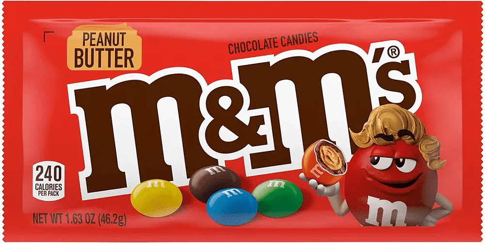 Շոկոլադե դրաժե «M&M's Peanut Butter» 46.2գ