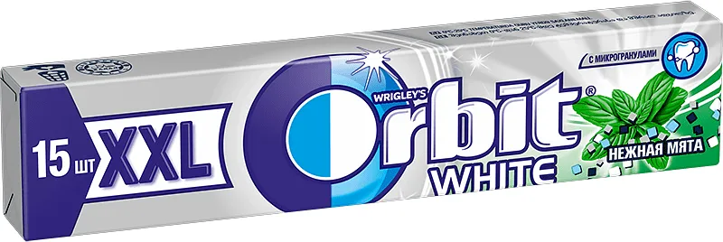 Մաստակ նուրբ անանուխի «Orbit White XXL» 20.4գ 