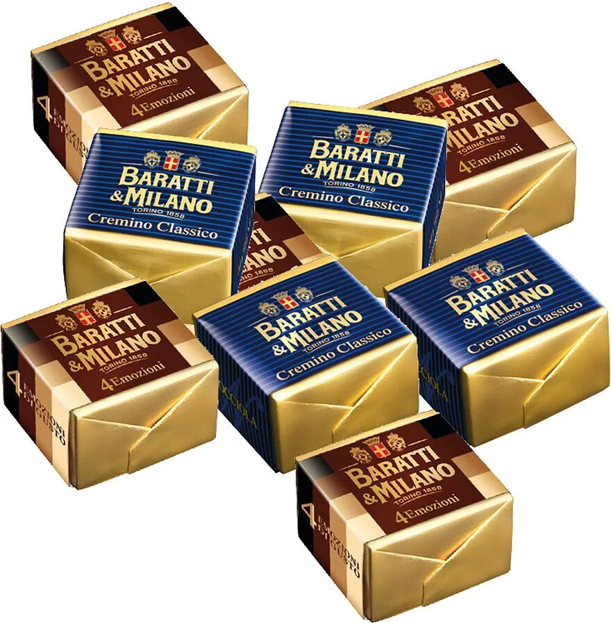 Շոկոլադե կոնֆետներ «Baratti & Milano Cremino»
