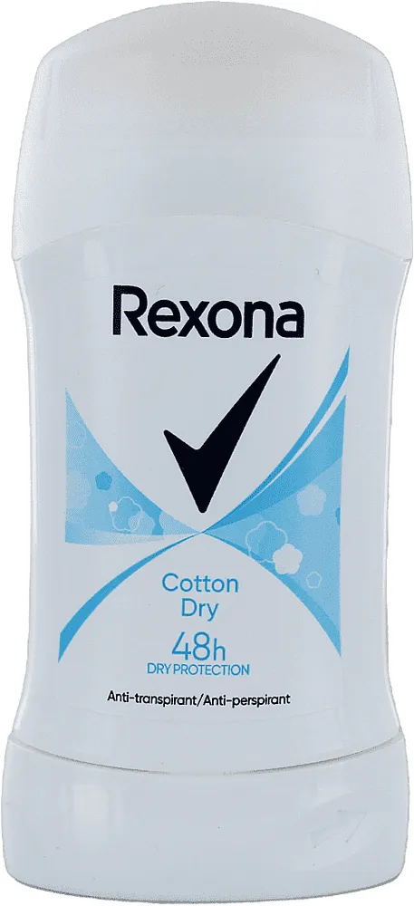 Հակաքրտինքային միջոց-սթիք «Rexona Cotton» 40գ