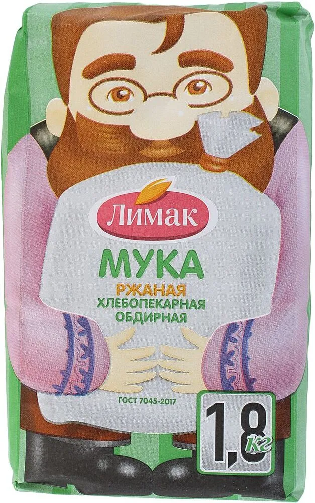 Ալյուր տարեկանի «Лимак» 1.8կգ